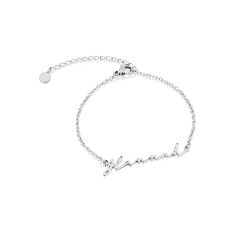Signature Name Bracelet (Silver) sold by Abbott Lyon