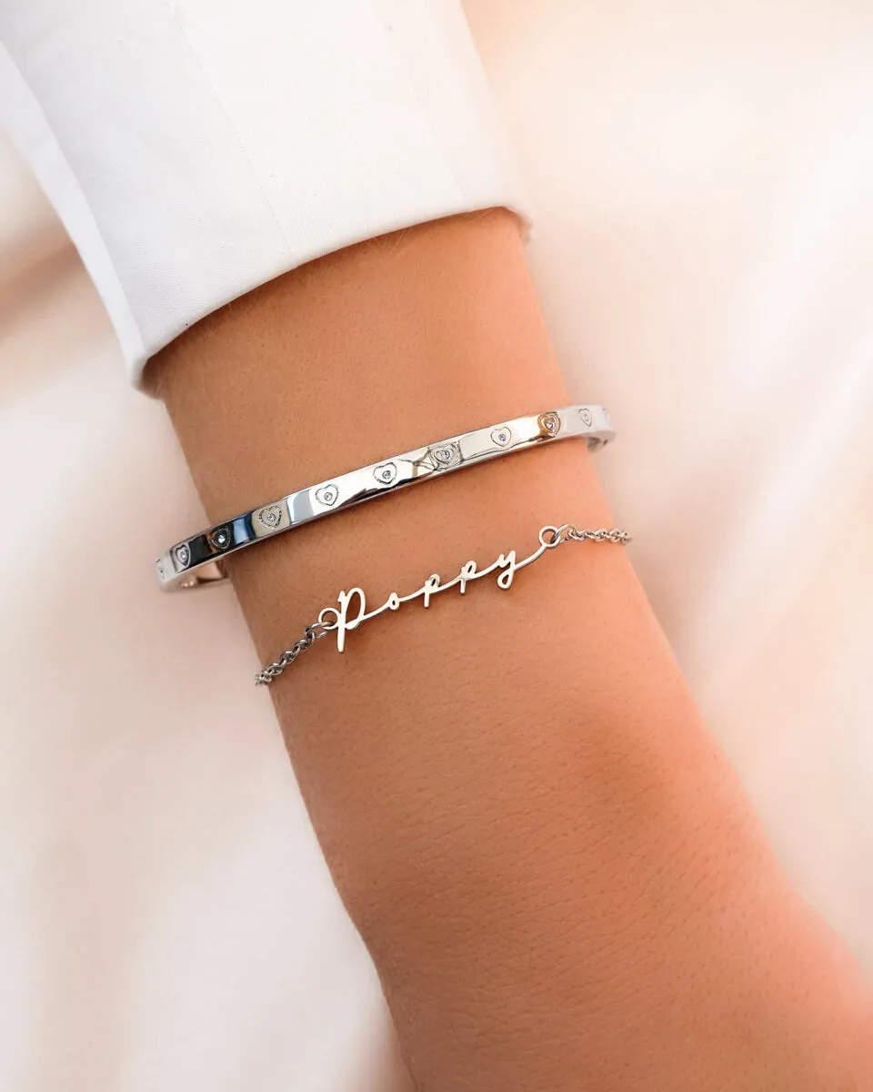 Signature Name Bracelet (Silver) sold by Abbott Lyon product image thumbnail 2