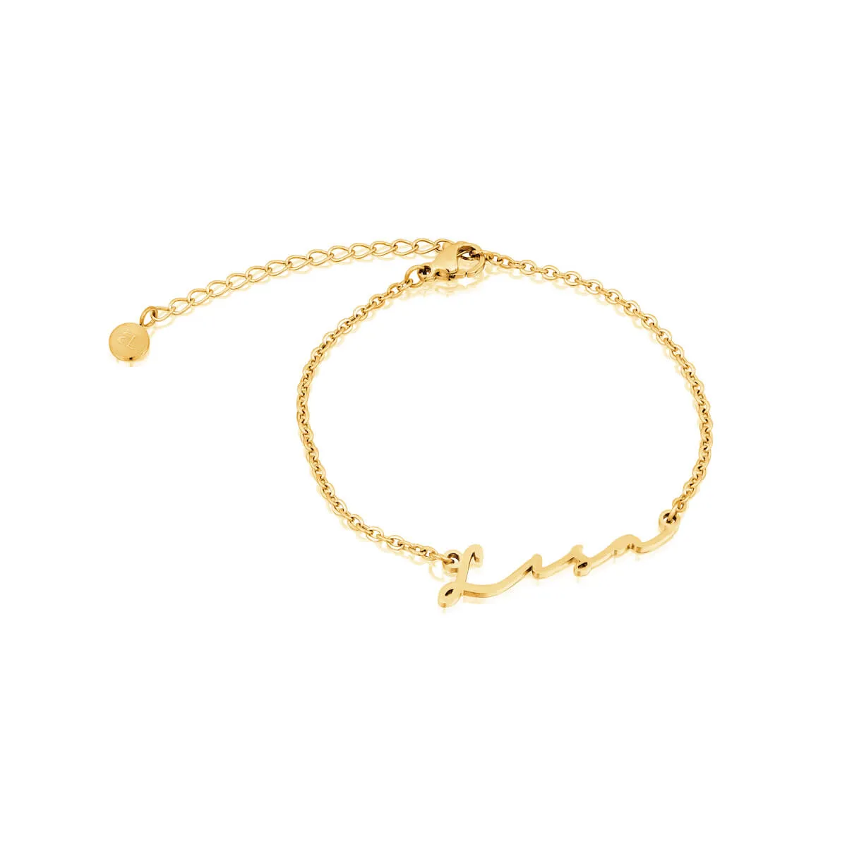 Signature Name Bracelet (Gold) sold by Abbott Lyon
