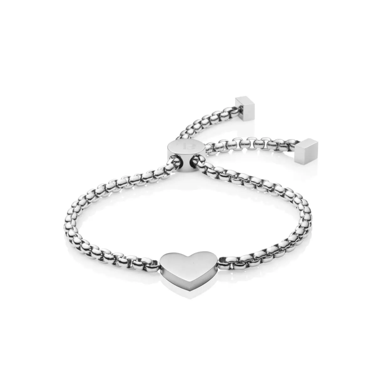 Initial Heart Bracelet (Silver) sold by Abbott Lyon product image thumbnail 3
