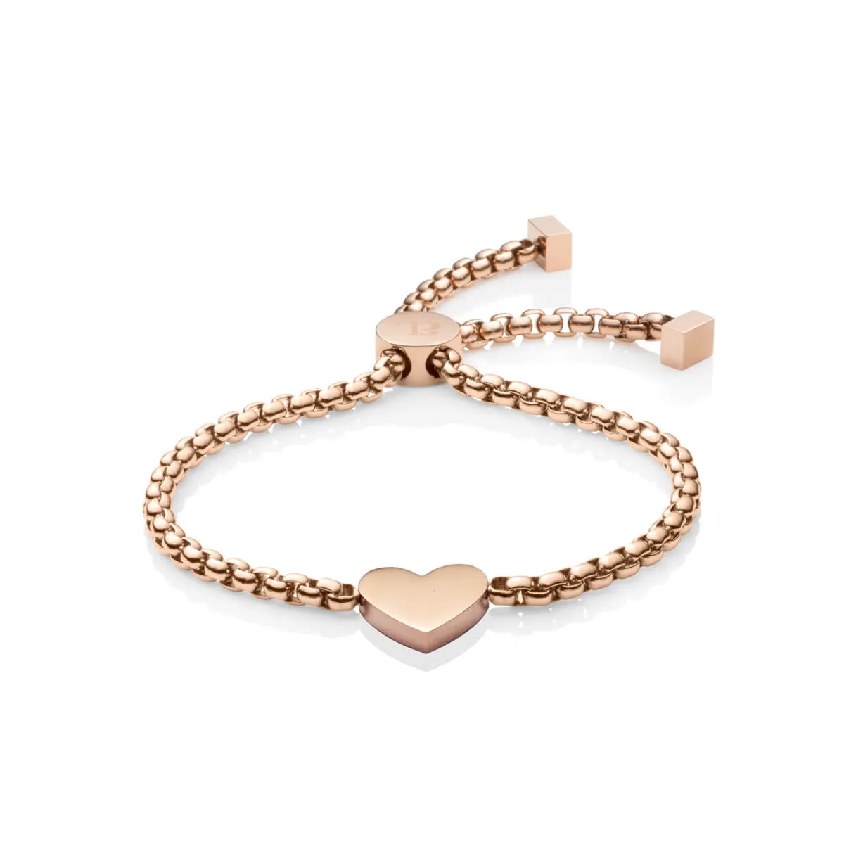 Initial Heart Bracelet (Rose Gold) sold by Abbott Lyon product image thumbnail 3