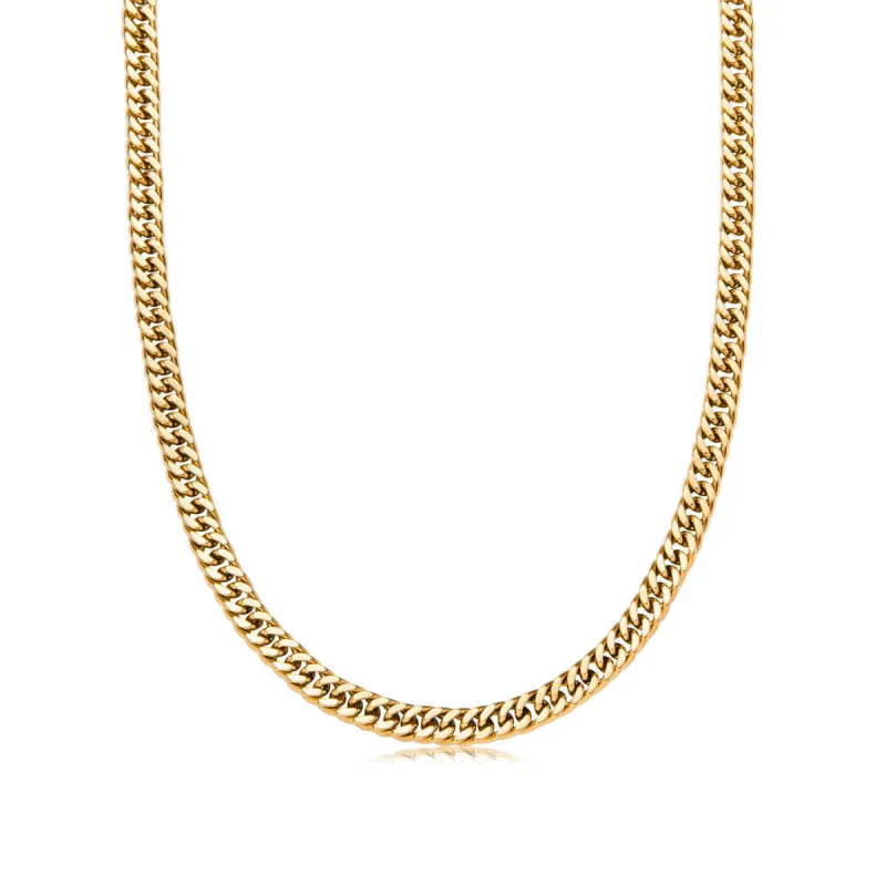 Curb Chain Necklace (Gold) sold by Abbott Lyon