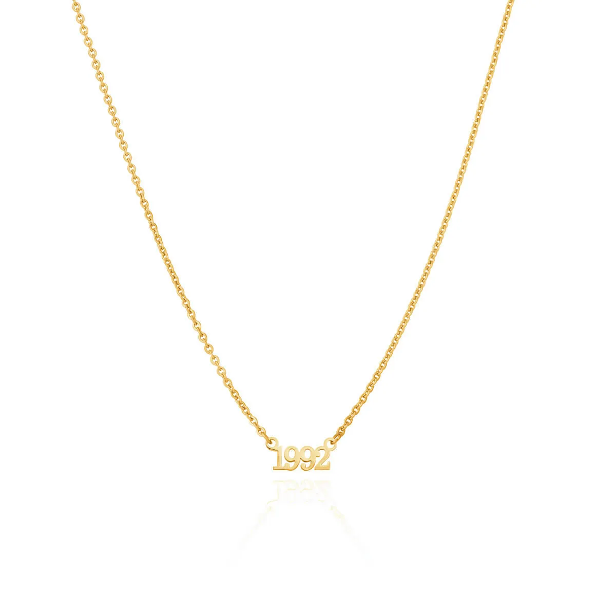 Editorial Date Necklace (Gold) sold by Abbott Lyon