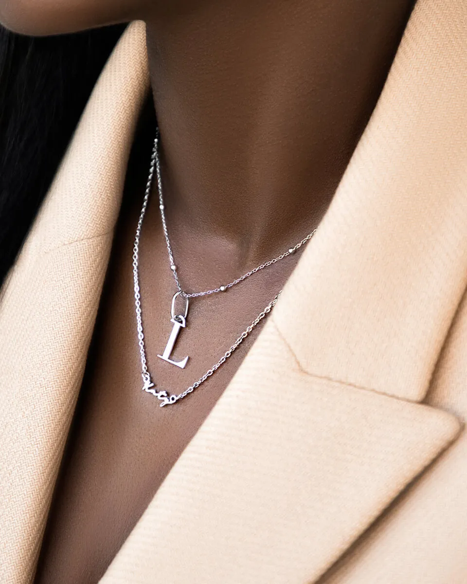 Initial Necklace (Silver) sold by Abbott Lyon product image thumbnail 4