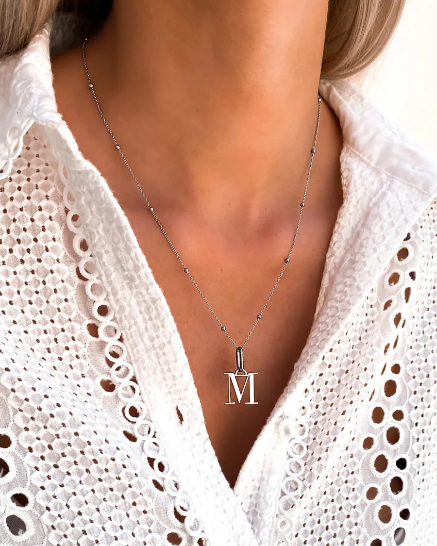Initial Necklace (Silver) sold by Abbott Lyon product image thumbnail 2