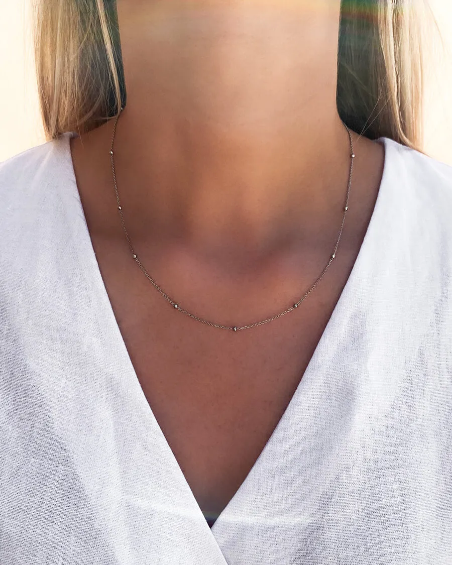 Sphere Chain Necklace 20 in (Silver) sold by Abbott Lyon product image thumbnail 2
