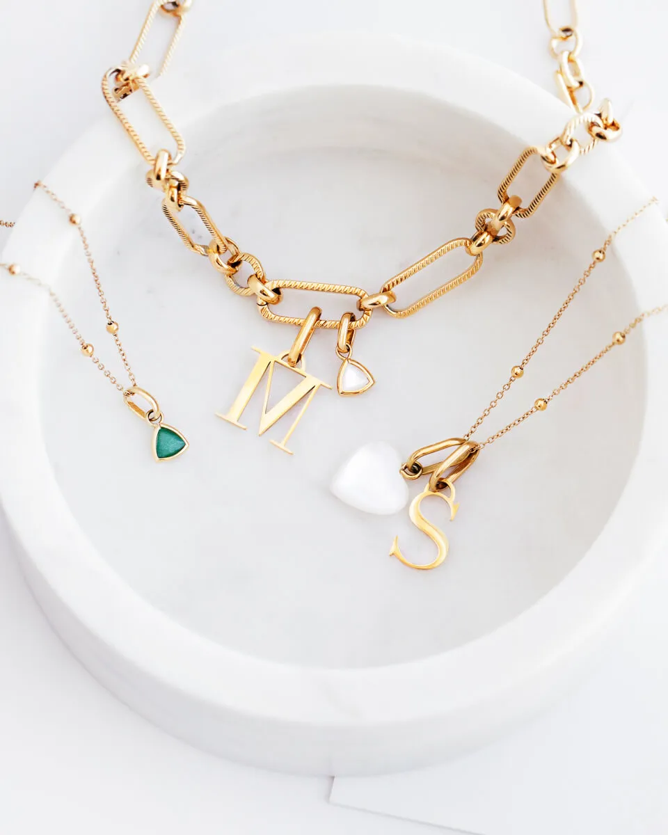 Letter Pendant (Gold) sold by Abbott Lyon product image thumbnail 5