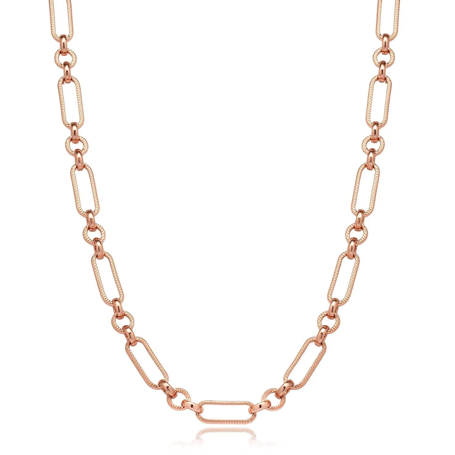 Figaro Chain Necklace (Rose Gold) sold by Abbott Lyon product image thumbnail 4