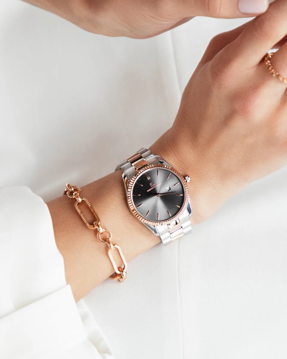 Figaro Chain Bracelet (Rose Gold) sold by Abbott Lyon product image thumbnail 3