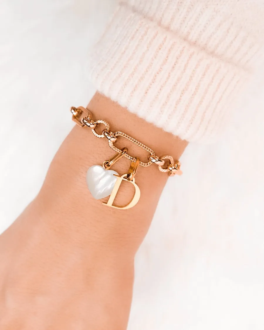 Figaro Chain Bracelet (Rose Gold) sold by Abbott Lyon product image thumbnail 4