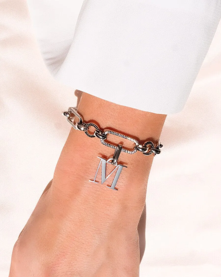 Figaro Chain Bracelet (Silver) sold by Abbott Lyon product image thumbnail 3