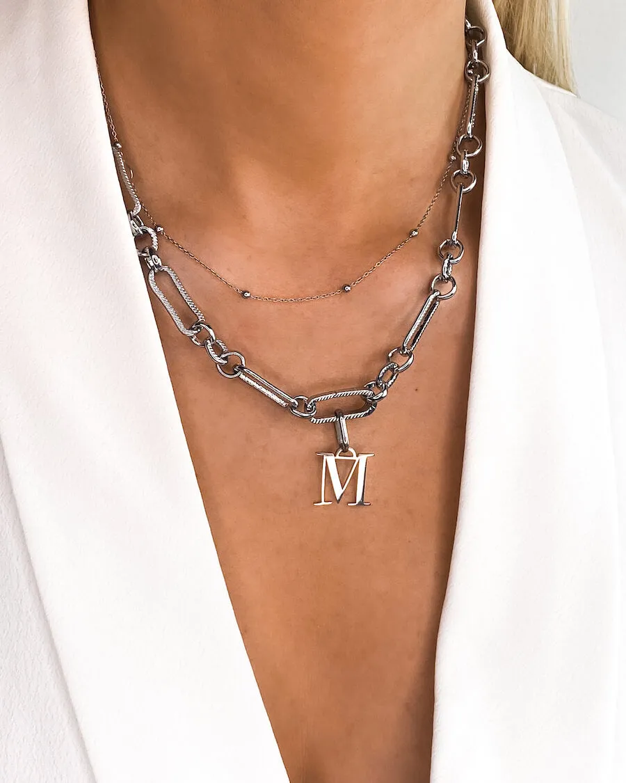 Figaro Chain Necklace (Silver) sold by Abbott Lyon product image thumbnail 3