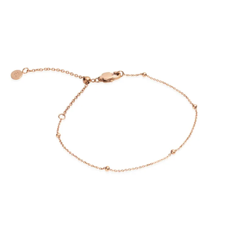 Sphere Chain Bracelet (Rose Gold) sold by Abbott Lyon