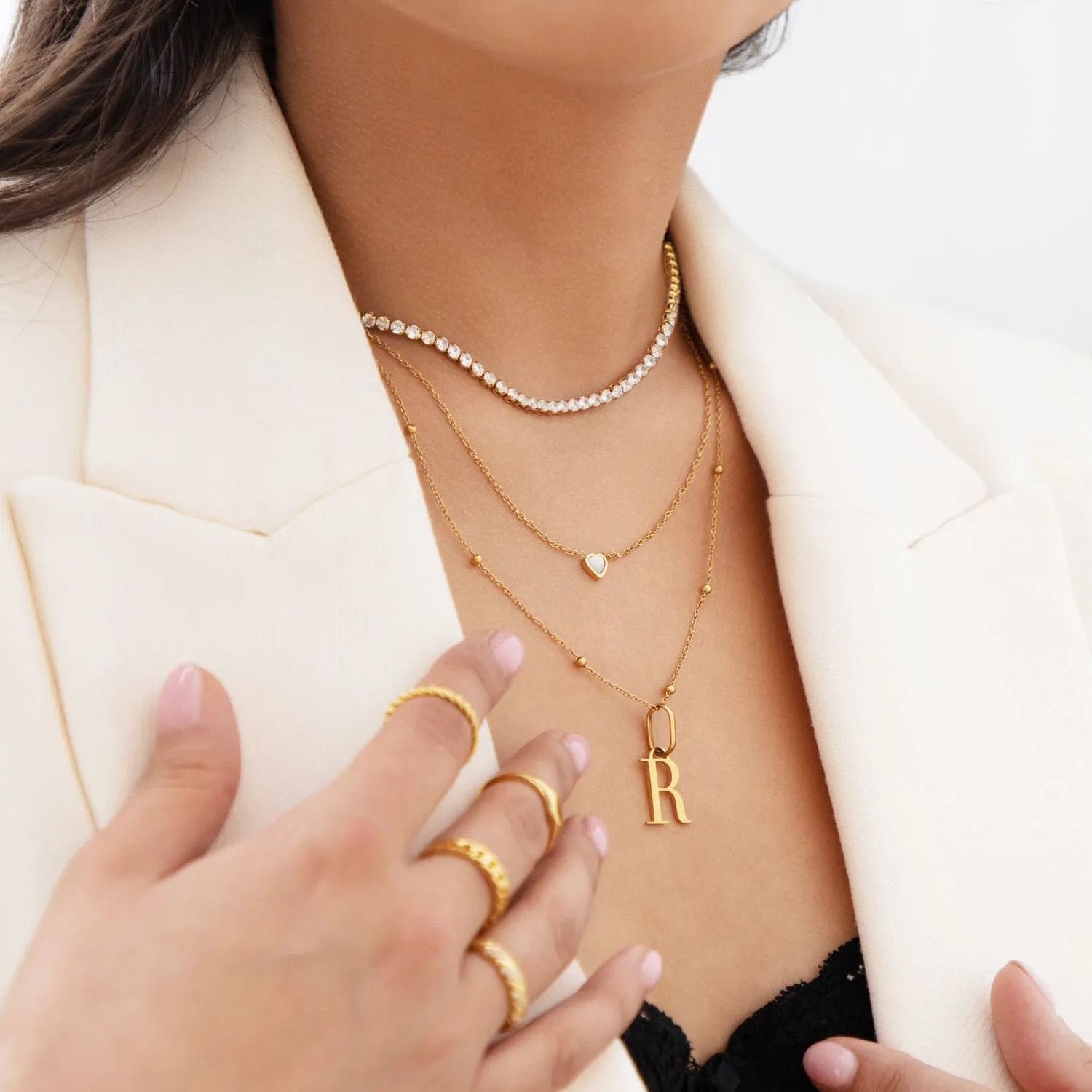 Sphere Chain Necklace (Gold) sold by Abbott Lyon product image thumbnail 4