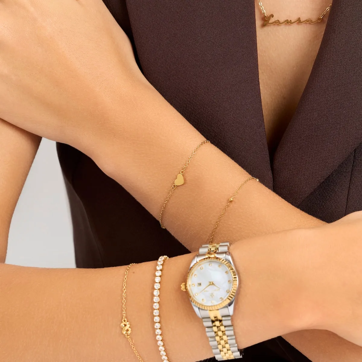 Made Mine Heart Bracelet (Gold) sold by Abbott Lyon product image thumbnail 3