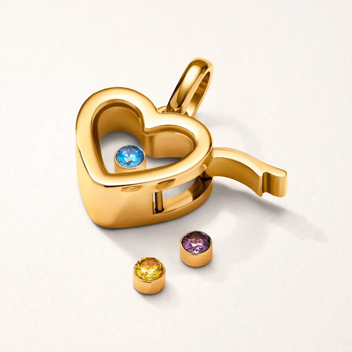 Floating Birthstone Charm (Gold) sold by Abbott Lyon product image thumbnail 4