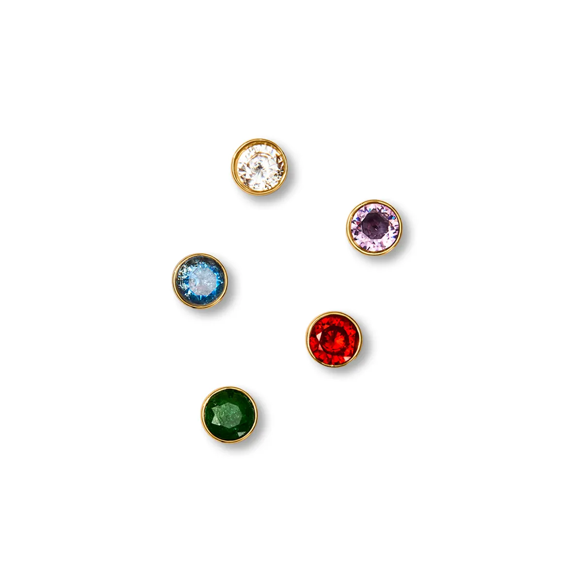 Floating Birthstone Charm (Gold) sold by Abbott Lyon