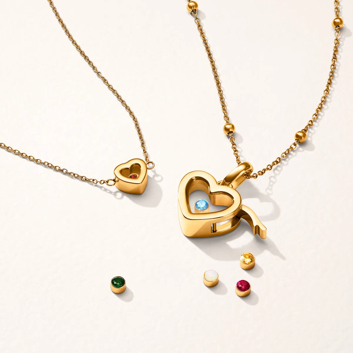 Floating Birthstone Charm (Gold) sold by Abbott Lyon product image thumbnail 5