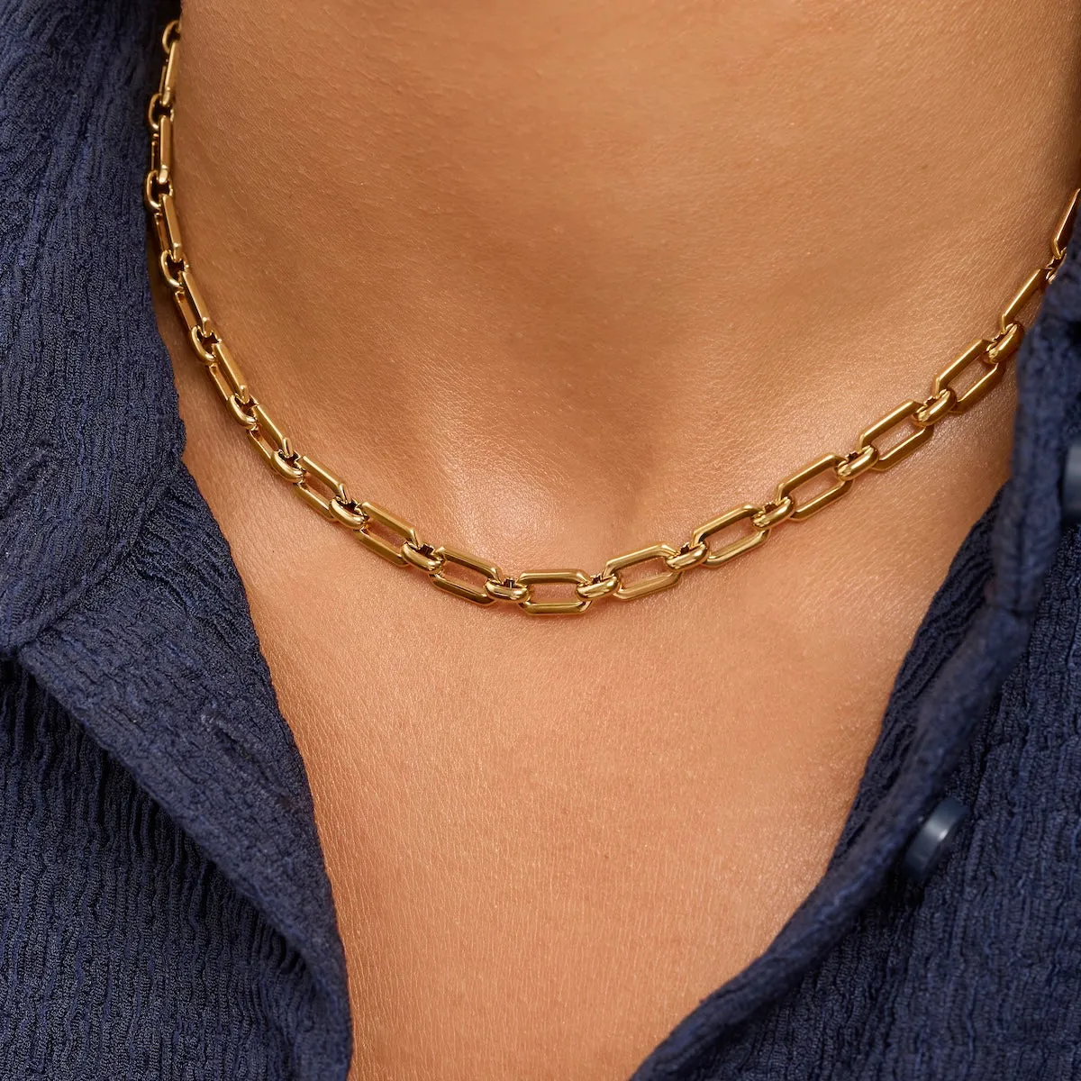 Statement Link Necklace (Gold) sold by Abbott Lyon product image thumbnail 2