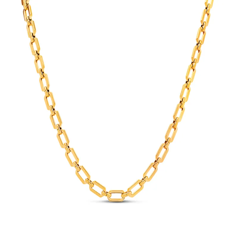 Statement Link Necklace (Gold) sold by Abbott Lyon