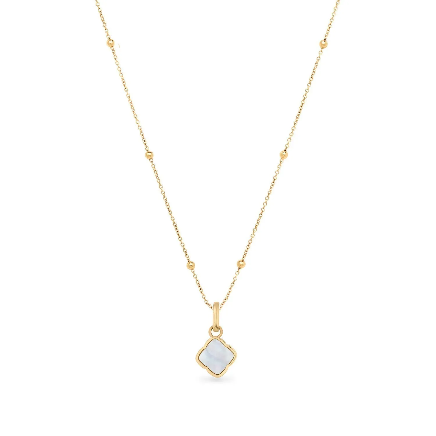 Pearl Clover Necklace (Gold) sold by Abbott Lyon