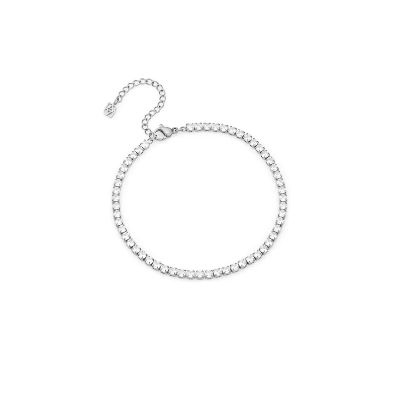 Tennis Chain Anklet (Silver) made by Abbott Lyon