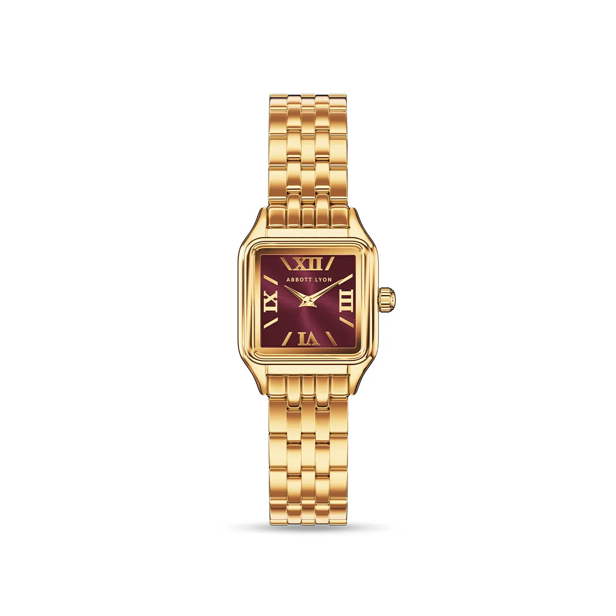 Essence 19mm Burgundy Watch (Gold) sold by Abbott Lyon