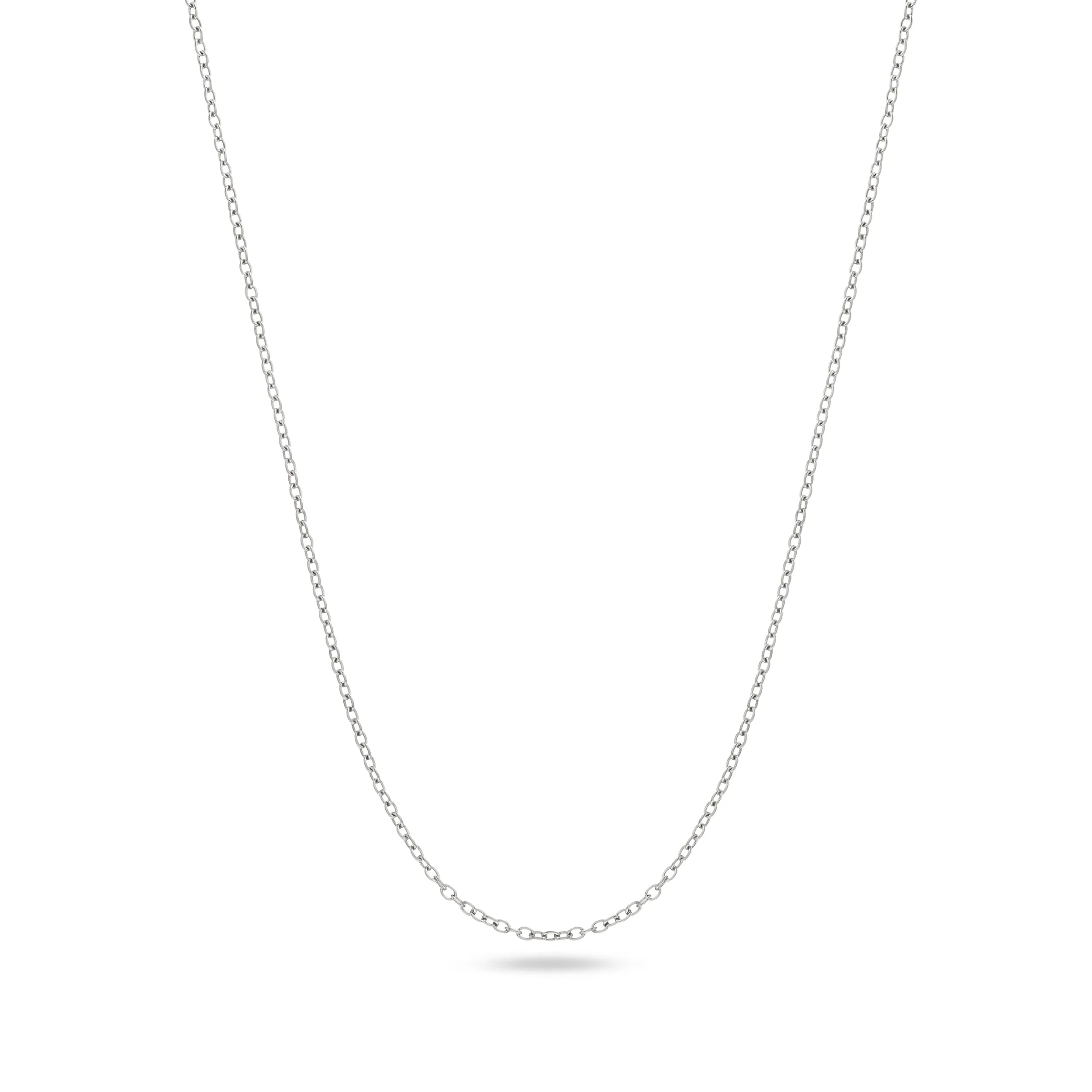 Layering Mini Me Fine Chain Necklace (Silver) sold by Abbott Lyon