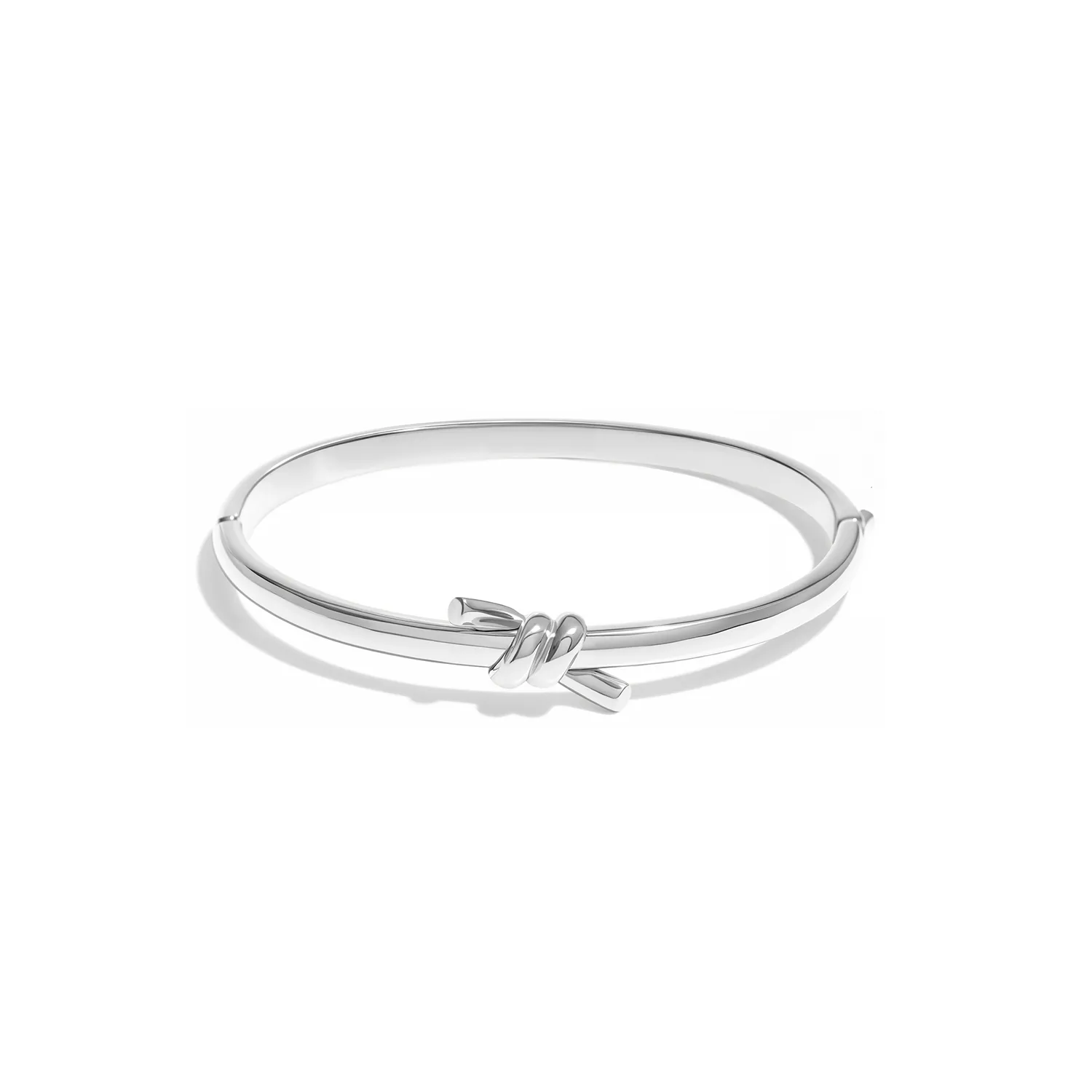 Twisted Knot Bangle (Silver) sold by Abbott Lyon product image thumbnail 3
