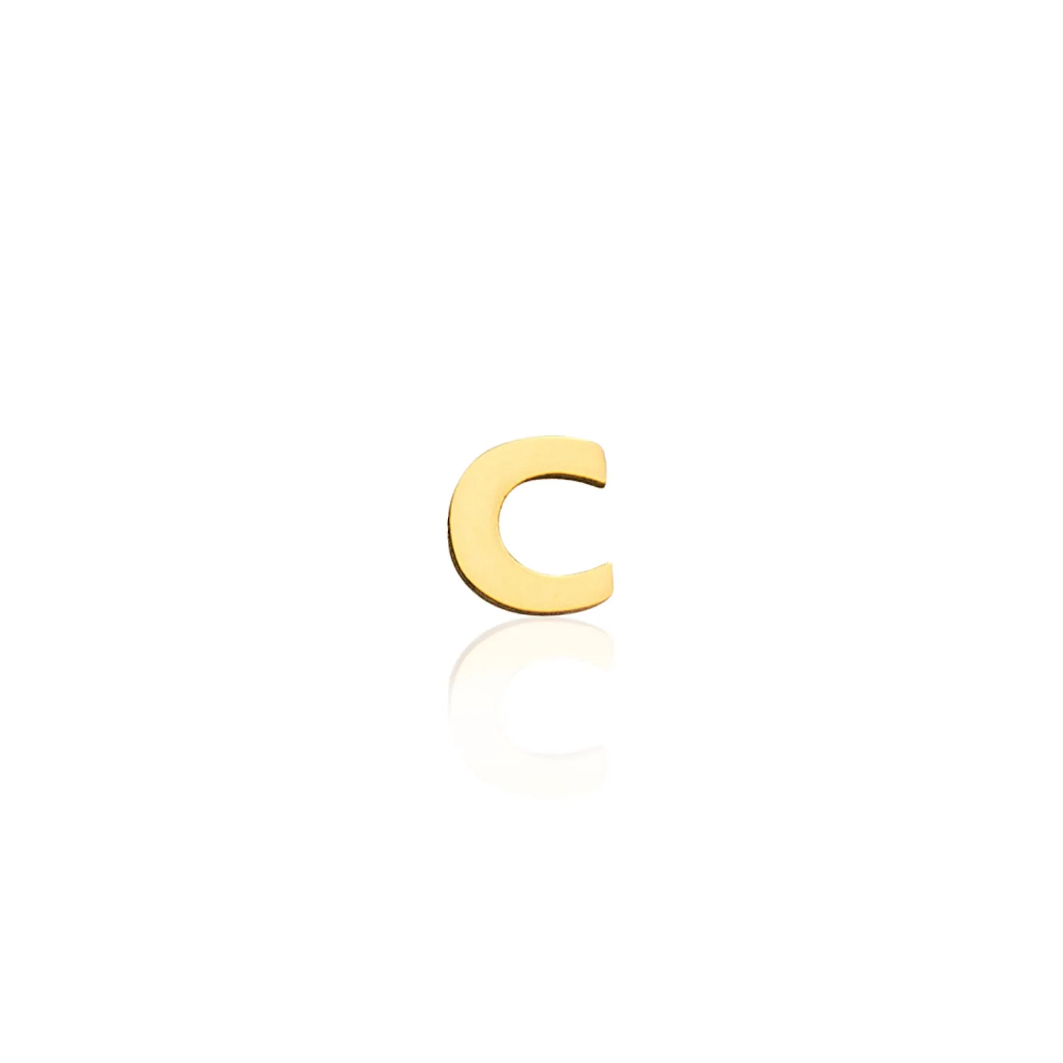 Mini Letter Sphere Chain Necklace (Gold) sold by Abbott Lyon product image thumbnail 4