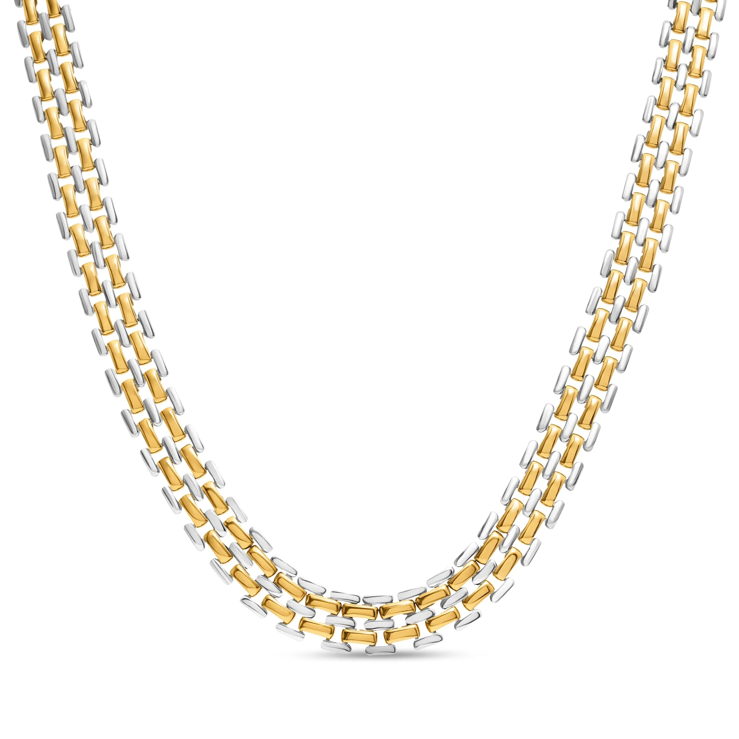Two Tone Heritage Chain Necklace sold by Abbott Lyon