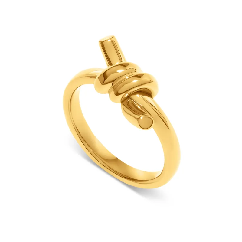 Twisted Knot Ring (Gold) sold by Abbott Lyon