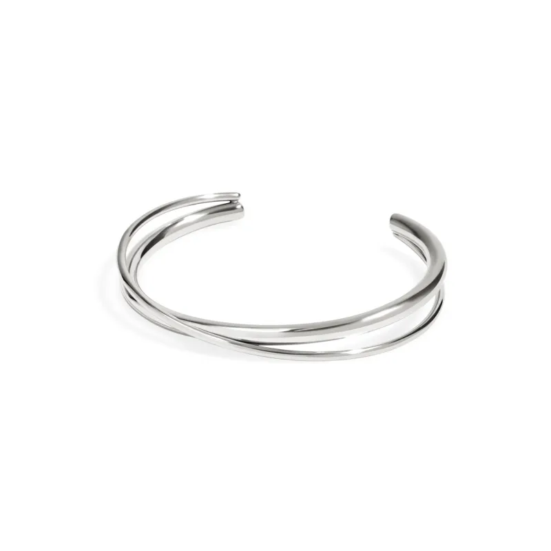 Crossover Bangle (Silver) sold by Abbott Lyon