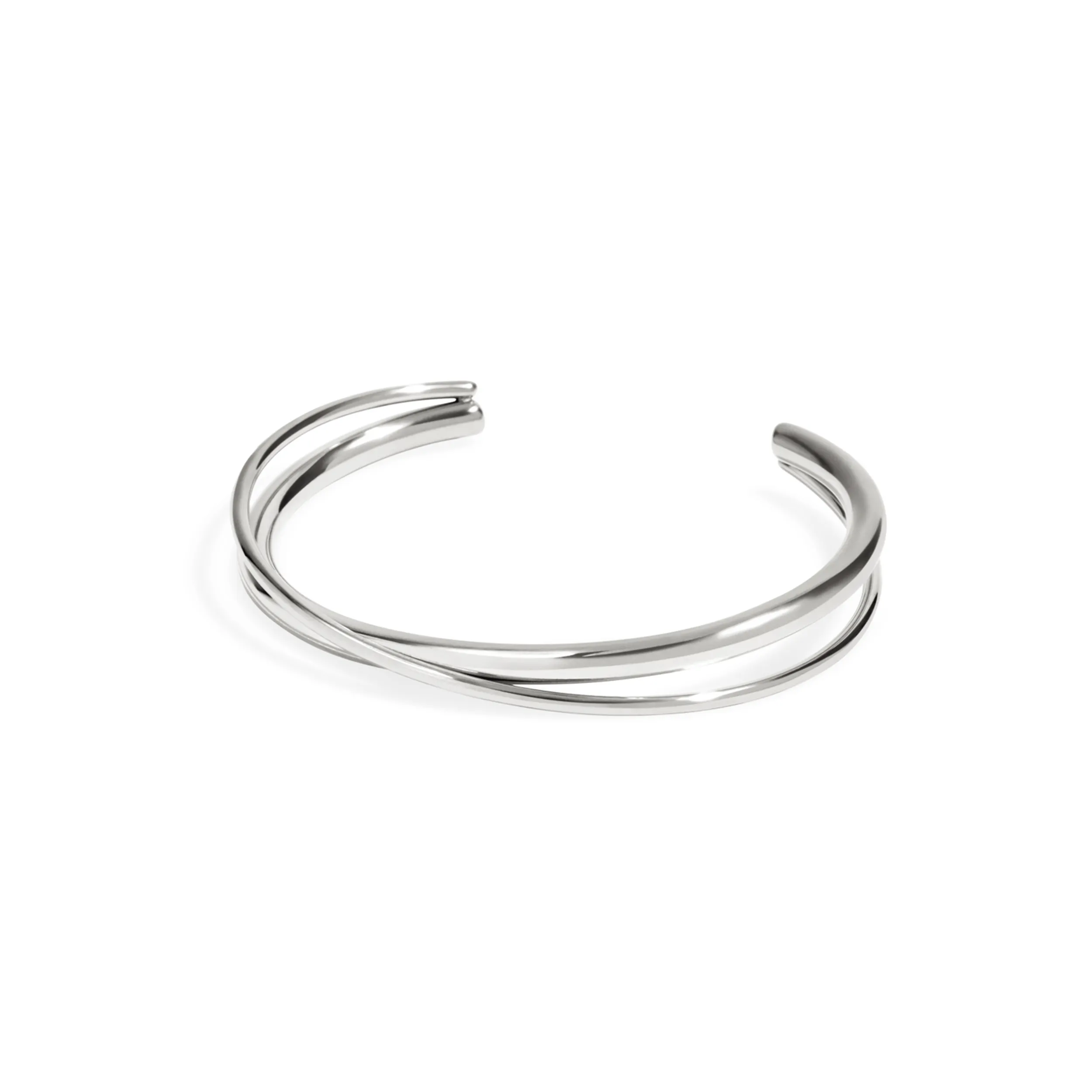 Crossover Bangle (Silver) sold by Abbott Lyon