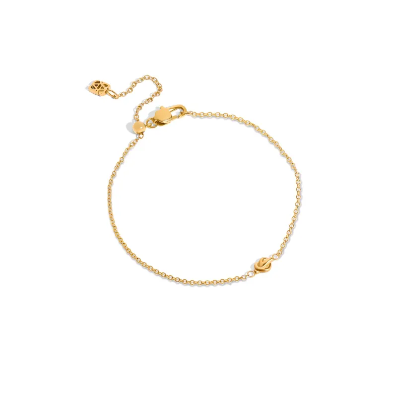 Made Mine Knot Bracelet (Gold) sold by Abbott Lyon