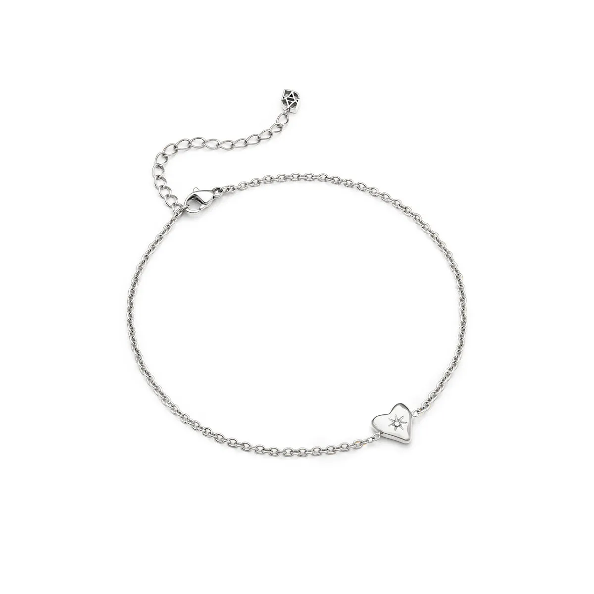 Made Mine Molten Heart Bracelet (Silver) sold by Abbott Lyon