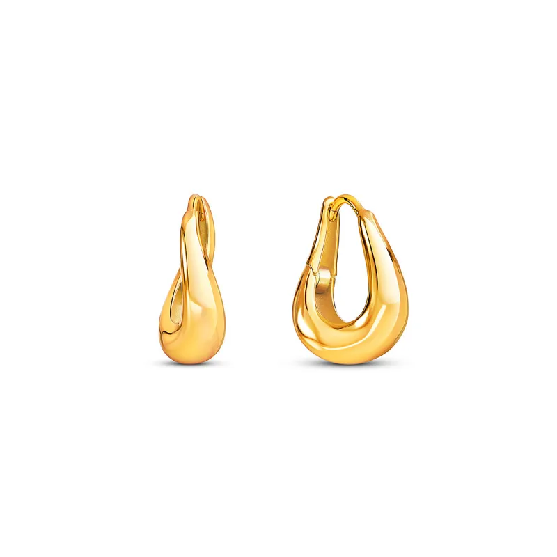 Mini Organic Hoops (Gold) sold by Abbott Lyon