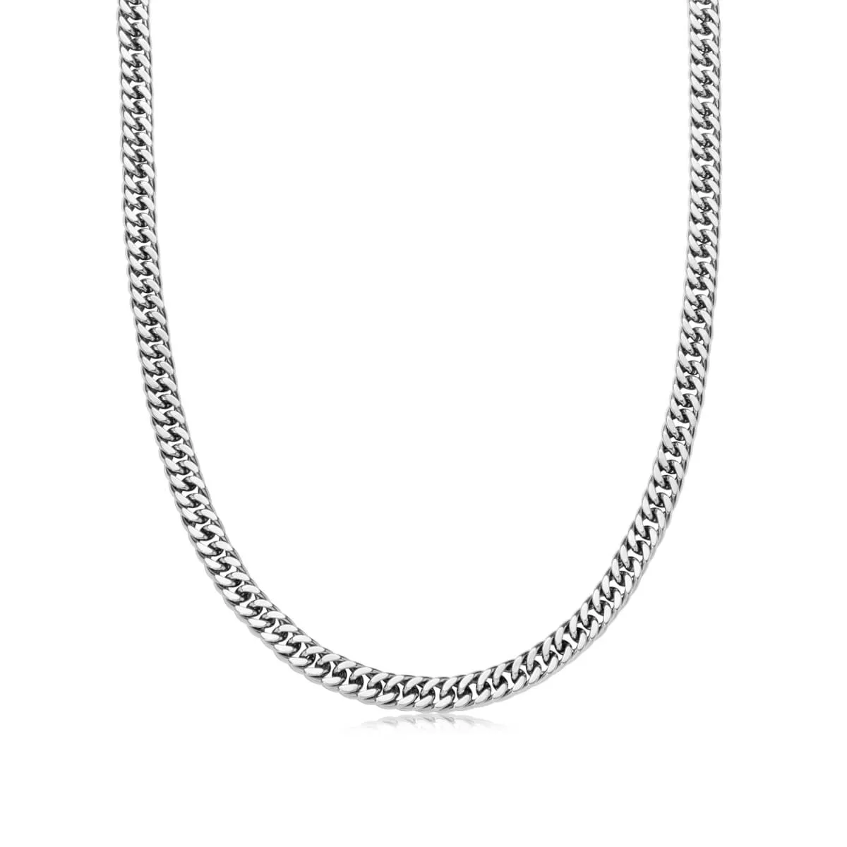 Curb Chain Necklace 18 in (Silver) sold by Abbott Lyon