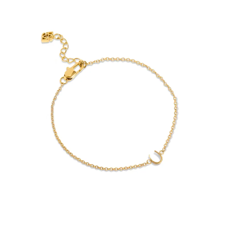 Made Mine Horseshoe Bracelet (Gold) sold by Abbott Lyon