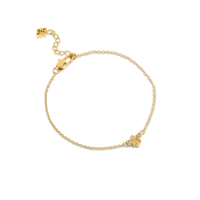 Made Mine Bee Bracelet (Gold) made by Abbott Lyon
