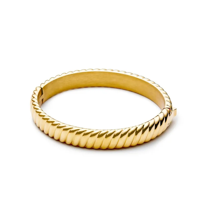 Entwine Bangle (Gold) made by Abbott Lyon