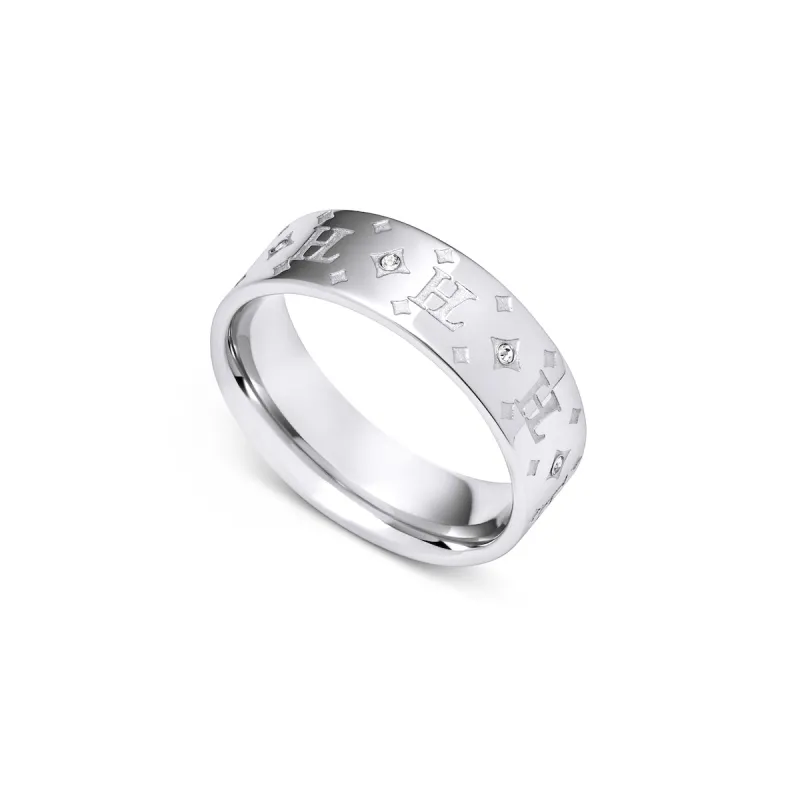 Own Way Statement Monogram Ring (Silver) made by Abbott Lyon