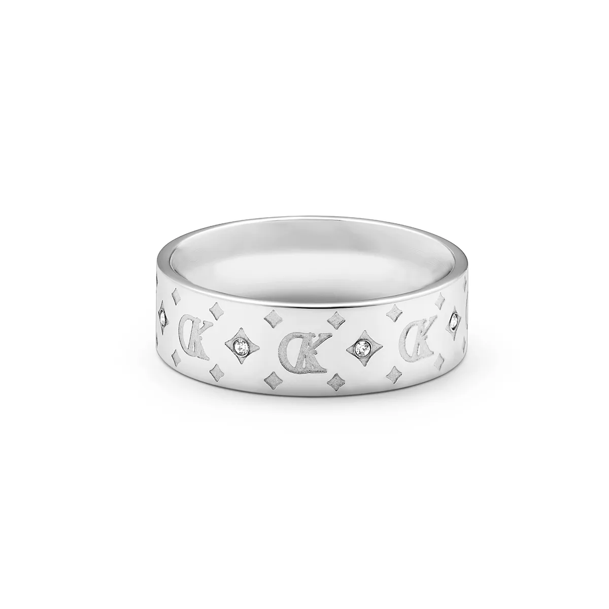 Own Way Statement Monogram Ring (Silver) sold by Abbott Lyon product image thumbnail 5