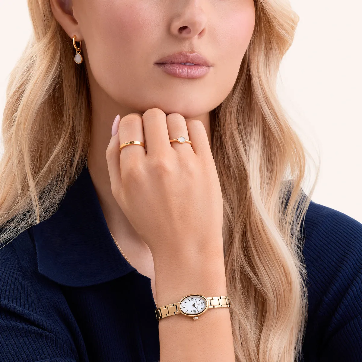 Signature Cut White Quartz Ring (Gold) sold by Abbott Lyon product image thumbnail 4