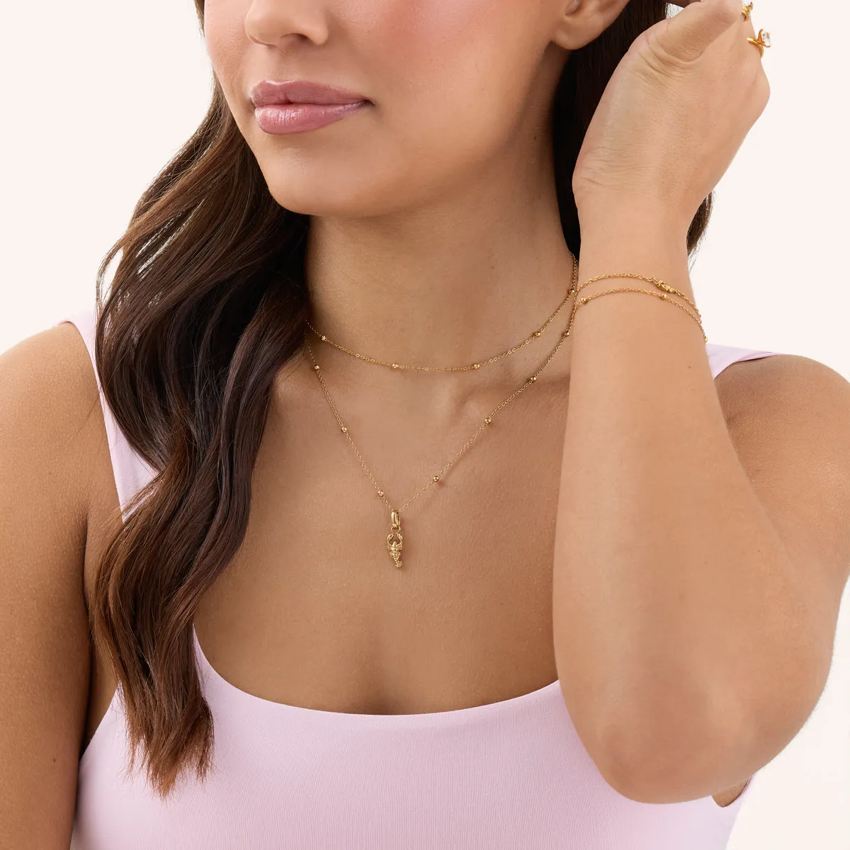 Ocean Charms Lobster Necklace (Gold) sold by Abbott Lyon product image thumbnail 4