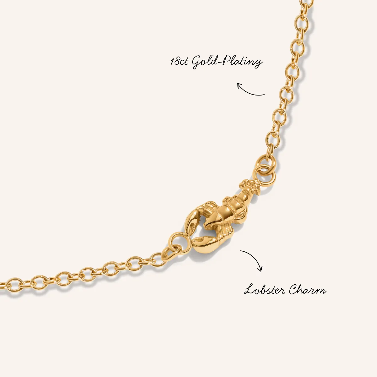 Made Mine Lobster Bracelet (Gold) sold by Abbott Lyon product image thumbnail 3