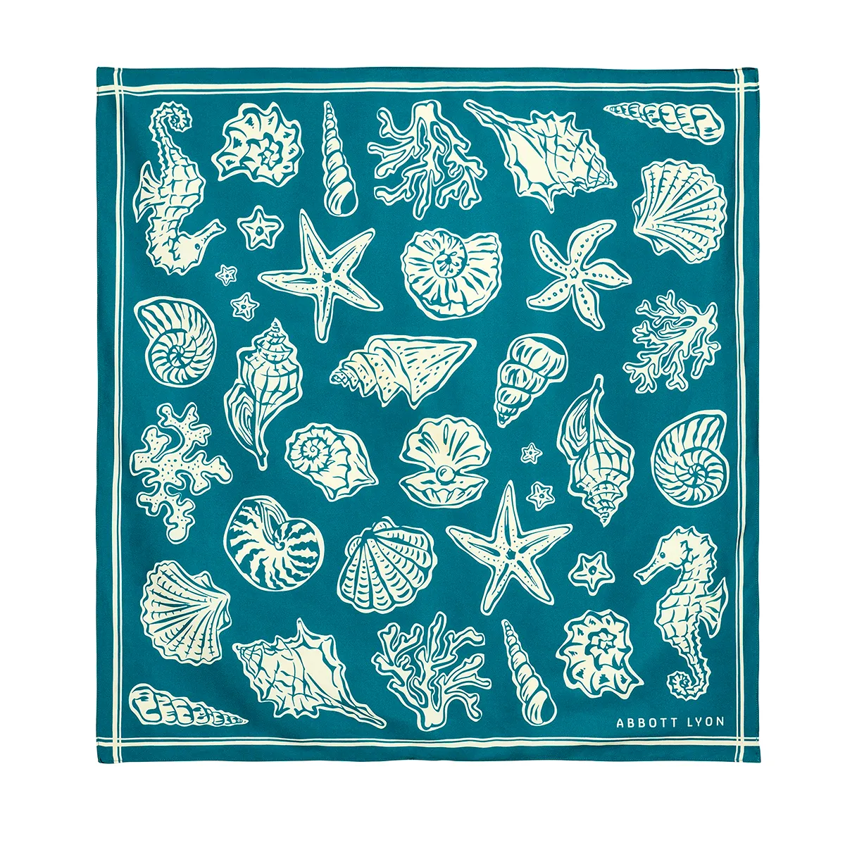 Ocean Icon Scarf (Teal) sold by Abbott Lyon