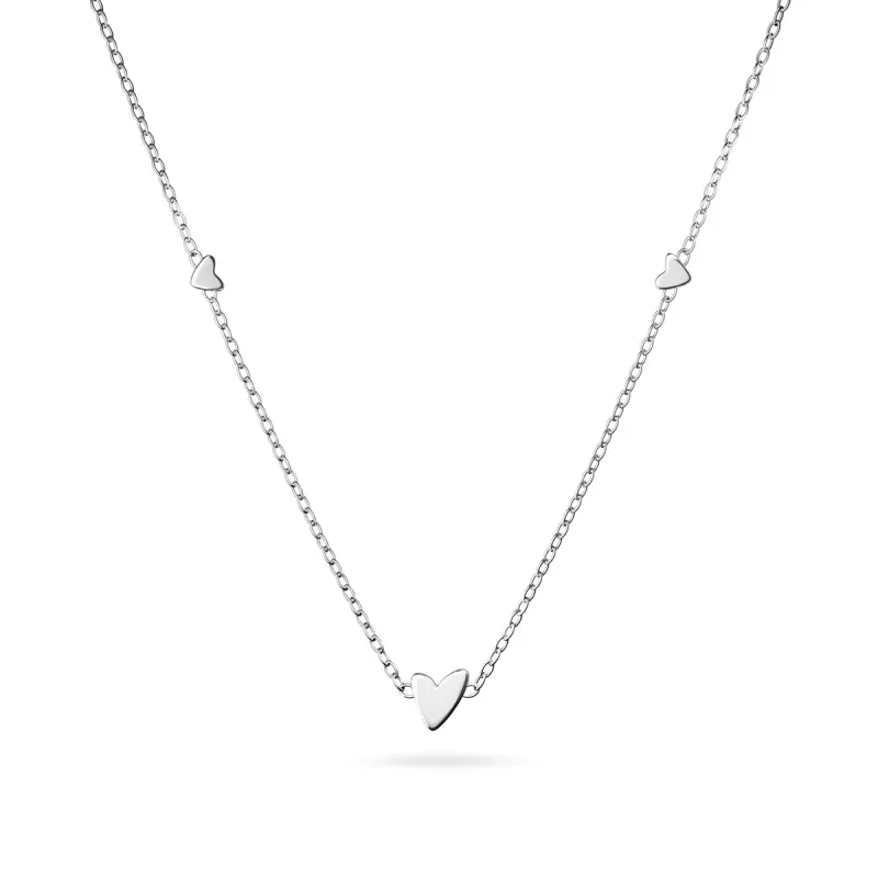 Mini Heart Necklace (Silver) made by Abbott Lyon