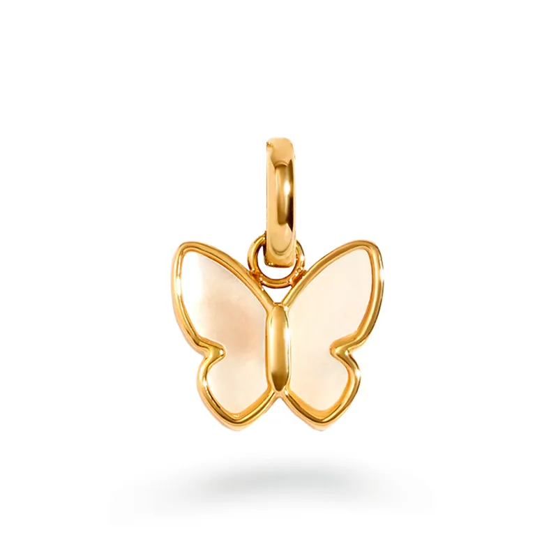 Pearl Butterfly Pendant (Gold) made by Abbott Lyon