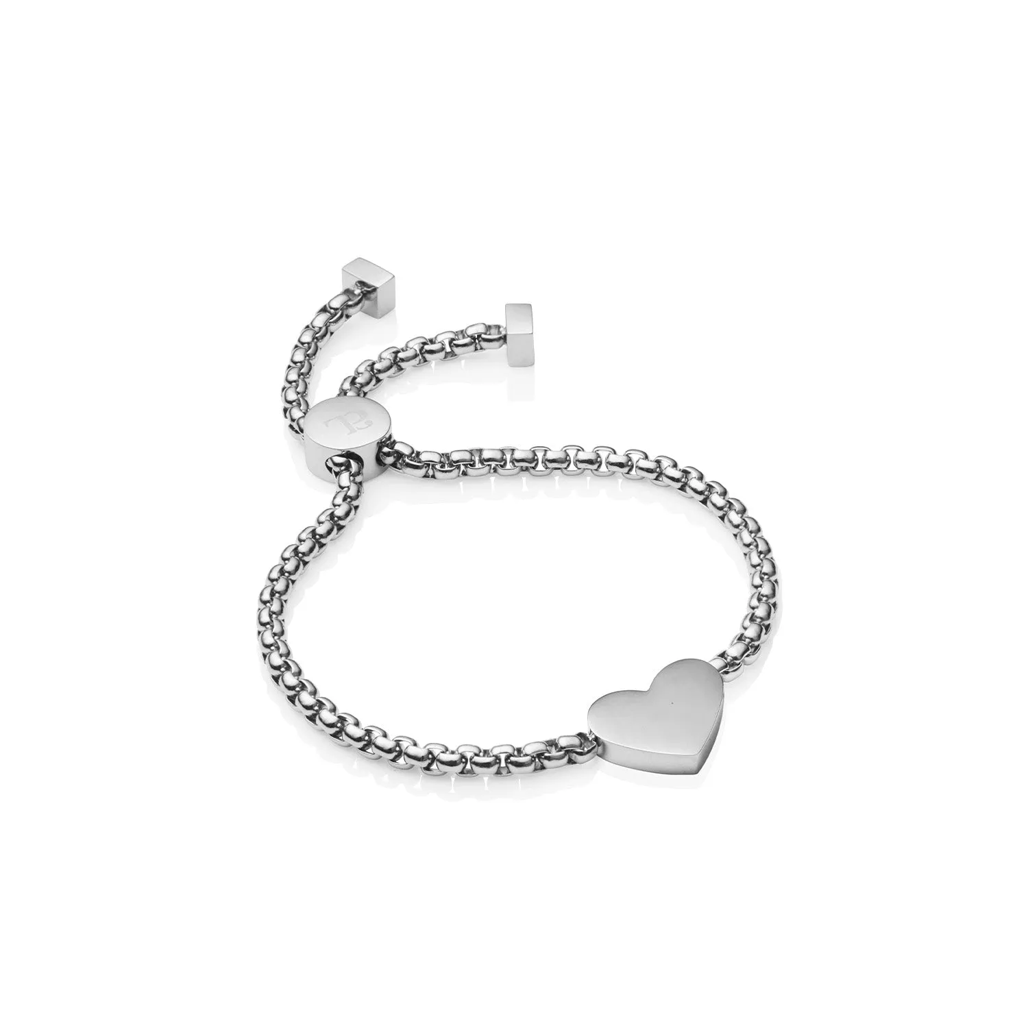 Initial Heart Bracelet (Silver) sold by Abbott Lyon product image thumbnail 3